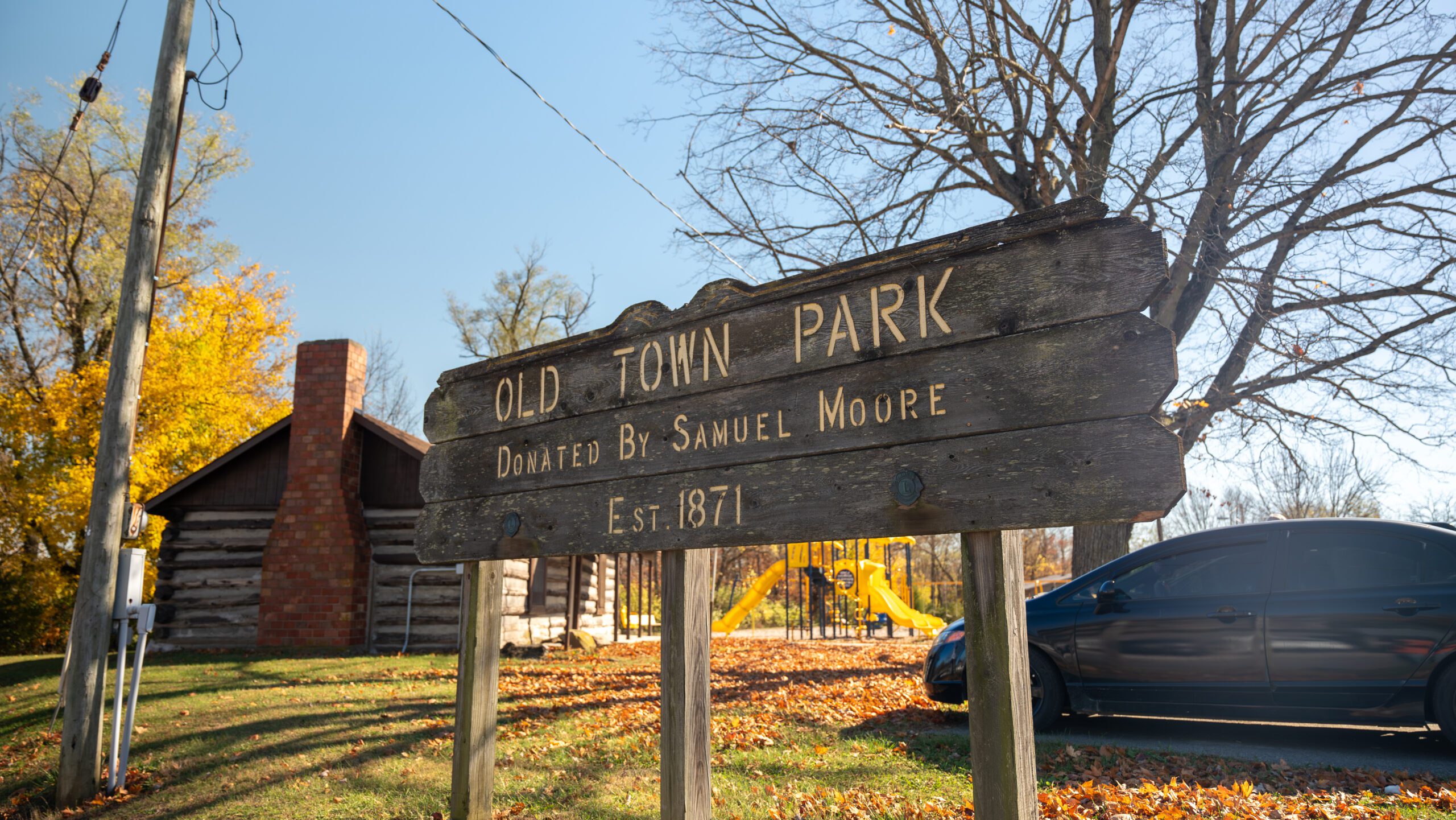Old Town Park sign