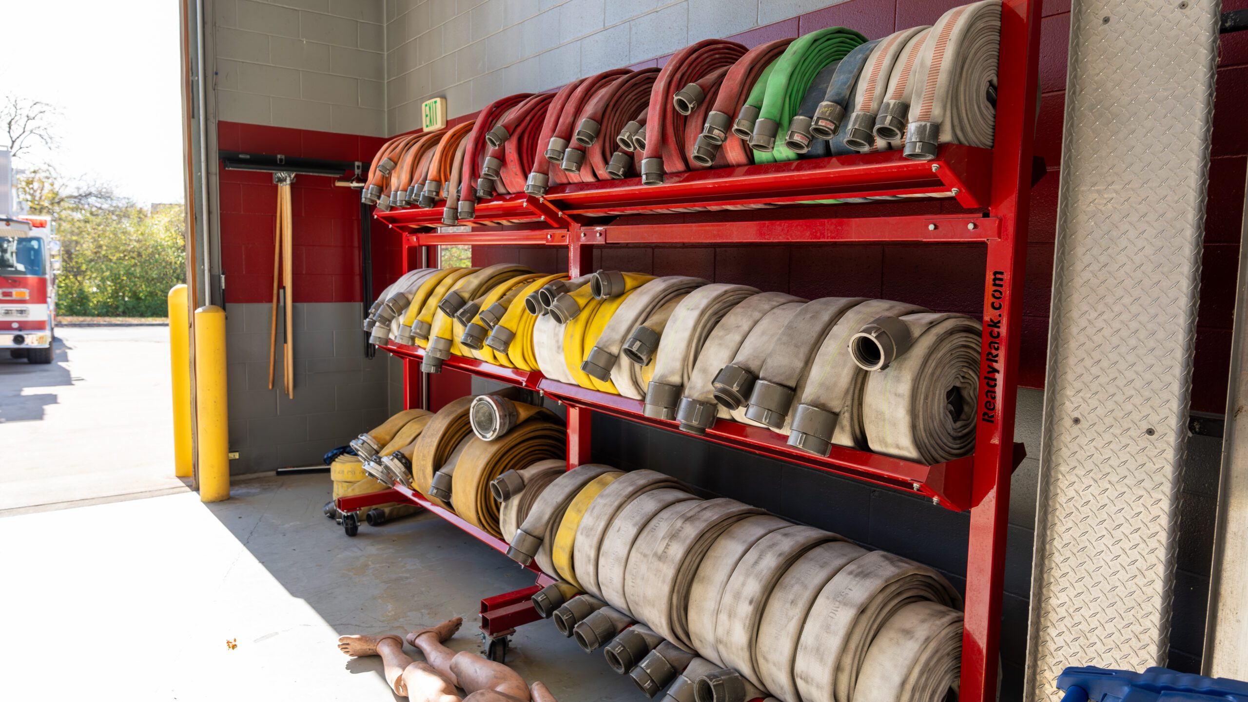 fire department hoses