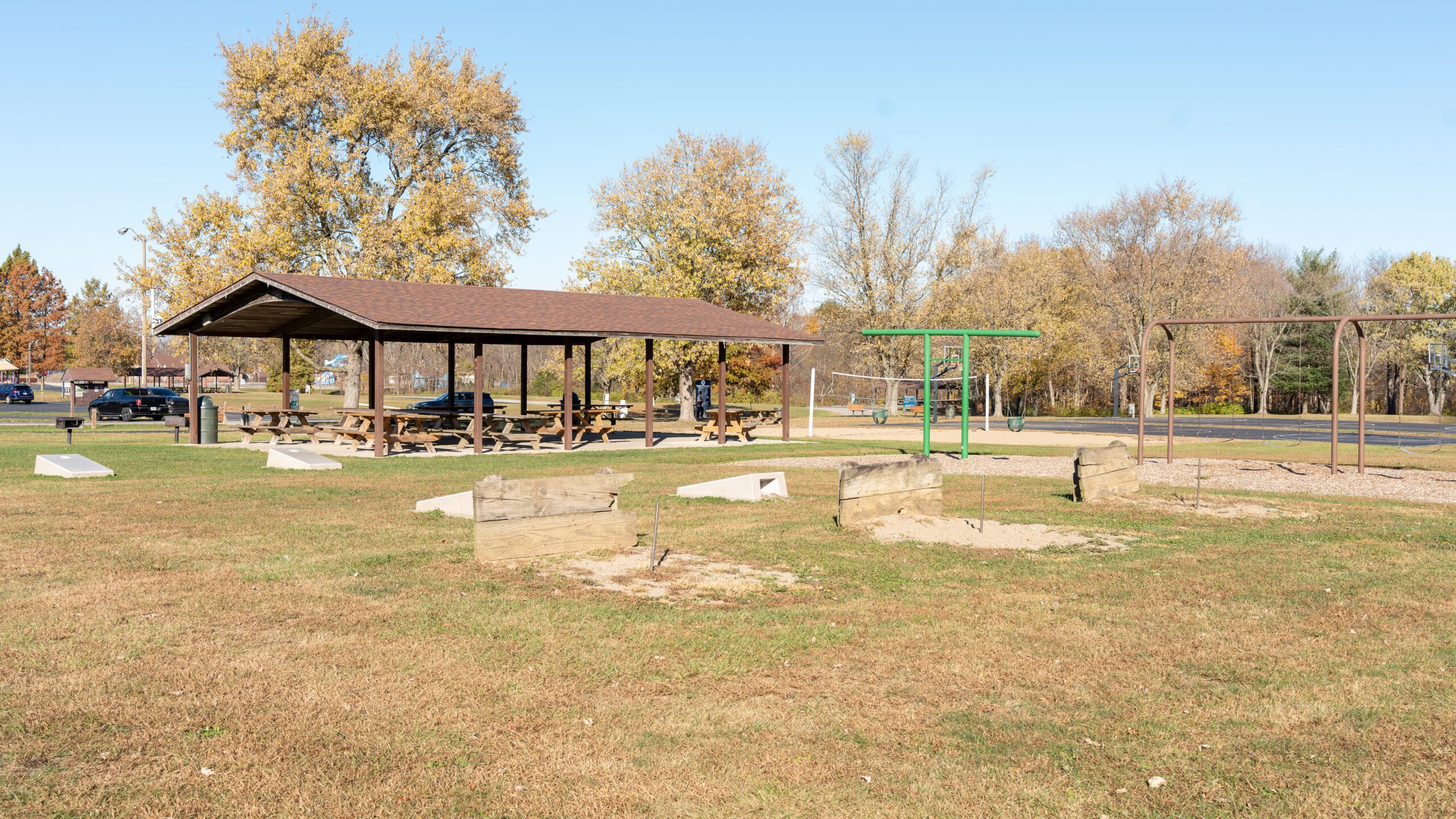 park shelter at pioneer park