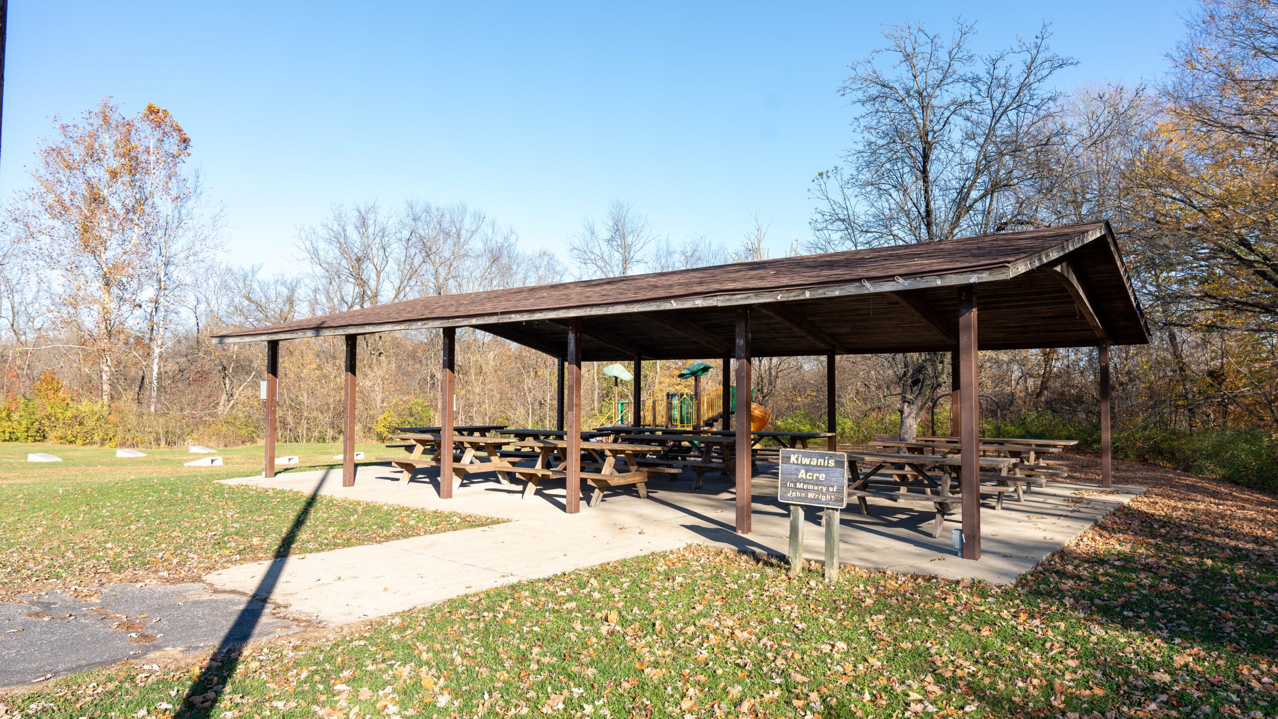 park shelter at pioneer park