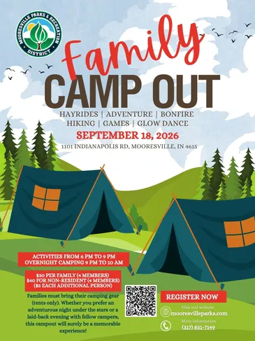 family camp out 2026 poster